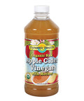 Dynamic Health Certified Organic Raw Apple Cider Vinegar with Mother Unfiltered 16 FL OZ