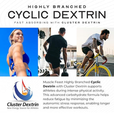 Muscle Feast Highly Branched Cyclic Dextrin Powder Carbohydrate Powder Supplement Pre Workout Intra