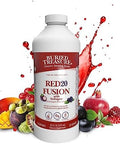 Buried Treasure Red20 Fusion Superfood Blend " Acai Beets Blueberry Fiber Adaptogens Lutein Vegan Vollagen Natural Energy Digestion Eye Health & Wellness Support 32Oz Liquid