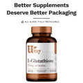 Utzy Naturals L-Glutathione | Immune Health & Antioxidant Support | Setria 250Mg Reduced Form Glutathione | High Absorption | Made In The Usa | 60 Capsules