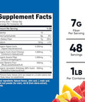 Nutricost Prebiotic Fiber Fruit Punch Flavored (1 Pound) Vegan Gluten Gmo