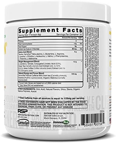 Rsp Nutrition Vegan Aminolean Pre Workout Energy (Pineapple Coconut 25 Servings) With Truefit Protein Powder (Chocolate 2 Lb)