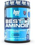 Bpi Sports Best Aminos Bcaa Powder Post Workout & Glutamine Recovery Drink With Branched Chain Amino Acids For Hydration & Recovery For Men & Women Arctic Ice 25 Servings