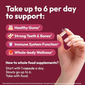 Strong Jaw Gum Restore - Gum Repair For Receding Gums Teeth Magnesium Supplements Oral Care Remineralizing Dental Health Vitamins For Adults 1 Month Supply 180 Capsules Made In Usa
