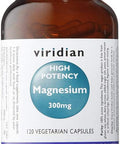 Viridian High Potency Magnesium 300mg (120 Vegetarian Capsules)