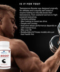 OPALFITNESS Testosterone and Libido Booster for Men by Opal Fitness Anabolic Male Enhancing Vegan Capsules - Maca Root Ginkgo Biloba Korean Ginseng Reduce Stress and Cortisol Produced in UK 120 Capsules