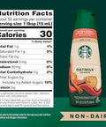 Starbucks Non-Dairy Brown Sugar Cinnamon Flavored Creamer, Oatmilk Coffee Creamer, Inspired By Brown Sugar Shaken Espresso 28 fl oz