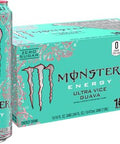 Monster Energy Ultra Vice Guava, Sugar Free Energy Drink, 16 Ounce (Pack of 15)