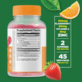 Lifeable Vitamin D 5000 Iu + Immune Support Gummies Bundle Great Tasting Vitamin Supplement Gluten Gmo Chewable Gummy