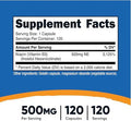 Nutricost Niacin (Flush) Inositol Hexanicotinate 500Mg 120 Capsules Vitamin B3