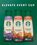 Starbucks Non-Dairy Brown Sugar Cinnamon Flavored Creamer, Oatmilk Coffee Creamer, Inspired By Brown Sugar Shaken Espresso 28 fl oz