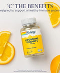 SOLARAY Liposomal Vitamin C 500mg Enhanced Absorption Vitamin C Liposomal Blend with Fatty Acids Antioxidant and Immune Support Supplement Vegan 60Day 100 Servings 100 VegCaps