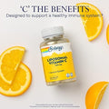 SOLARAY Liposomal Vitamin C 500mg Enhanced Absorption Vitamin C Liposomal Blend with Fatty Acids Antioxidant and Immune Support Supplement Vegan 60Day 100 Servings 100 VegCaps