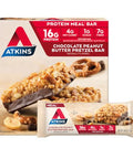 Atkins Double Fudge Brownie Protein Meal Bar High Fiber 15G Protein 1G Sugar 4G Net Carb Meal Keto Friendly