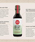 San-J - No Soy Tamari - Specially Brewed Soy Sauce Alternative - 10 oz. Bottle