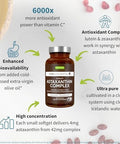 Multivitamin and Minerals for Men + Astaxanthin Complex Vegan Bundle Sustained Release Advanced Multivitamin + 4 mg H. Pluvialis Natural Astaxanthin by Igennus