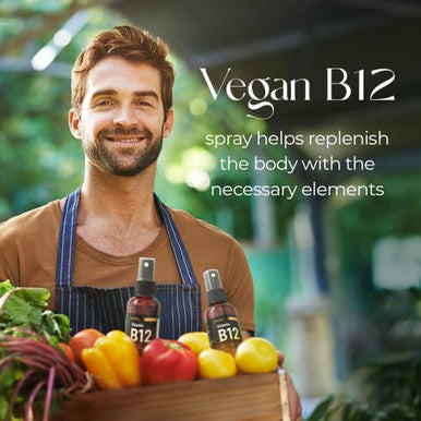 B12 Liquid Spray Vitamin B12 Drops for Energy and Nerve Function Support Brain Memory Mood Immune System with B12 Sublingual Vitamins Maximum Strength Vegan B12 Supplement 2 Fl Oz