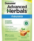 Dramamine Ginger Chews Helps With Nausea Lemon Honey Ginger Flavor 20 Soft Chews (Pack Of 2)