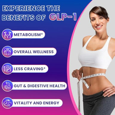Natnect Glp-1 Supplement Support Glp Activate Natural Formula Glp-1 Supplement For Metabolic Energy Glp-1 Support Take Before Meal (60 Capsules)