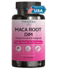 Vinatura Maca Root + Dim Capsules For Women Supplement 60
