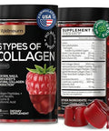 Wellneum Collagen Peptides Gummies Sugar Free 3000Mg Multi Collagen Blend For Hair Skin & Nails Support + 1500Mg Keratin + 3000Mcg Biotin Hyaluronic Acid Vitamin C & Zinc 60 Gummies (Packaging May Vary)
