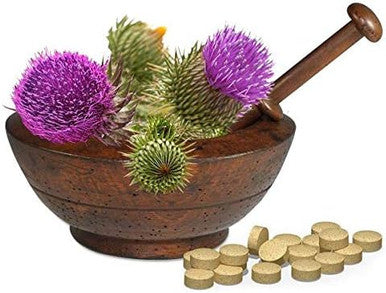 Premium Milk Thistle Complex - Supports Healthy Liver Function - Detox & Cleanse - Powerful Milk Thistle Extract & Seed Powder - Standardized Silymarin Content - 60 Milk Thistle Tablets