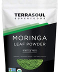 Terrasoul Superfoods Organic Moringa Powder 11 Oz : Detox - Antioxidants - Immunity