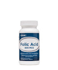 Gnc Folic Acid 800Mcg Supports Healthy Fetal Development 100 Tablets