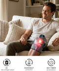 Galax Pro Knee Electric Massager With Heat Cordless Heated Knee Massage For Pain Relief With 3 Heating Levels 6 Vibration Modes Led Screen & Adjustable Strap