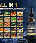 Shilajit Liquid Drops with Saw PalmettoAshwagandhaPumpkin Seed OilSea MossMultivitamin Shilajit for Men Support Prostate Health and HairEnergy and lmmune Function 2FL Pineapple Flavor