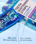 Maree Bundle Dental Care Kit Glycolic Acid Peel Pads & Face Moisturizer Teeth Whitening Strips With Calcium Formula & Mint Flavor Collagen & Hyaluronic Acid Retinol Salicylic Acid