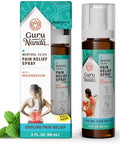 Gurunanda Menthol With Magnesium Spray For Pain Relief " 10.5% Menthol Cooling Spray For Muscle Joint & Back Discomfort " Nomess Fastacting Relief Pack Of 3