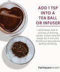 Fairhaven Health Fertilitea Organic Fertility Tea For Women To Support Reproductive Health Prenatal Herbal Tea To Support Menstrual Cycle & Hormone Balance Contains Vitex Mint 60 Servings