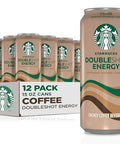 Starbucks - RTD Coffee Doubleshot Energy Drink Coffee Beverage, 15 fl oz Cans (Packaging May Vary) (Pack of 12)
