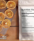 SAYSO Dehydrated Oranges | Dried Fruit Slices for Cocktail or Mocktail Garnish for Drinks | Premium Quality Citrus | Single Ingredient, Hand Selected, 12 Slices
