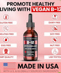 Vitboost Vegan Liquid B-12 Drops 60 X 5000 Mcg Extra Strength Raspberry Flavored Vitamin B12 Liquid Methylcobalamin Sublingual Supplement | Designed To Maximize Absorption & Energy | Gluten Free
