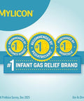 MYLICON Gas Relief Drops for Infants and Babies Dye Free Formula