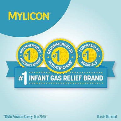 MYLICON Gas Relief Drops for Infants and Babies Dye Free Formula