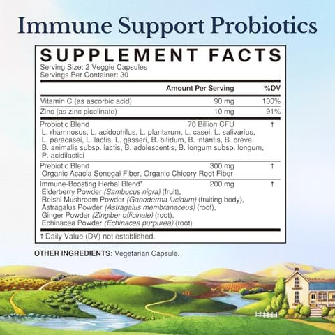 Vitalitown D3 K2 & Immune Probiotics 70B Bundle - Vitamin D3 K2 Supplement (10000 Iu & 200 Mcg) + Probiotics (70 Billion Cfu 15 Strains) For Immune Bone And Digestive Support