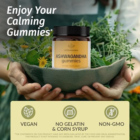 Herbamama Ashwagandha And Rhodiola Kit - Bundle Of 2000Mg Ashwagandha Root & 1000Mg Rhodiola Rosea Capsules - Vegan Non-Gmo Gelatin- - 2 Pack