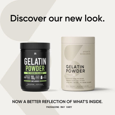 Sports Research Gelatin Collagen Cooking Powder - Sourced From Pasture Raised Cows Great For Cooking And Baking - Certified Keto Friendly And Non-Gmo