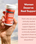 Garden Of Life Dr. Formulated Menopause Probiotics With Black Cohosh Chromium And Pre Pro & Postbiotics Menopause Supplements For Women Immune Health Non-Gmo Gluten-Free 30 Vegetarian Capsules