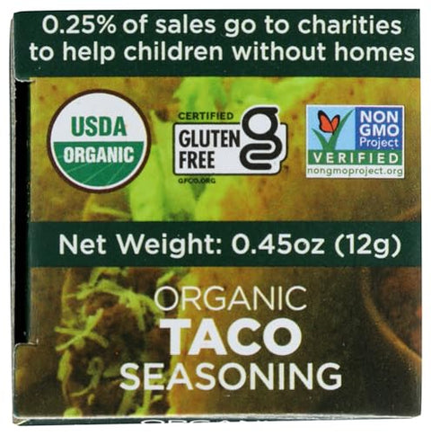 SPICELY Organic Salt Taco Seasoning 0.45 OZ