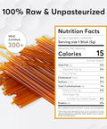 P.R.I Manuka Honey Sticks, MGO 300+, Raw New Zealand Manuka Honey, Premium SingleÃ¢â‚¬â€˜Serve OnÃ¢â‚¬â€˜theÃ¢â‚¬â€˜Go Pack, 20 Count