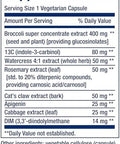 Life Extension Triple Action Cruciferous Vegetable Extract, 60 Vegetarian Capsules Helps Maintain Dna Health & Already-Healthy Hormone Levels - Non-Gmo, Gluten-Free, Vegetarian