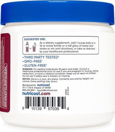 Nutricost Energy Drink Powder (Grape) (60 Servings) Pre Workout Supplement With Natural Flavors Nongmo Gluten