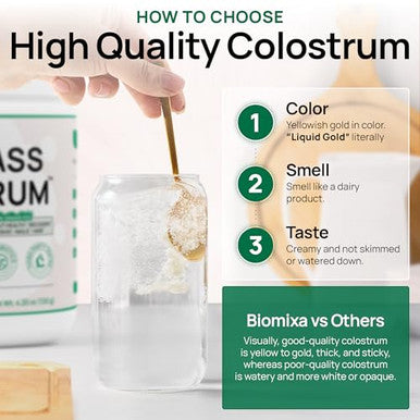 Bluegrass Colostrum Bovine Colostrum Supplement 60 Servings