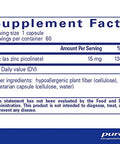Pure Encapsulations Zinc 15 60 vcaps
