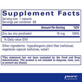 Pure Encapsulations Zinc 15 60 vcaps