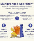 Blueshift Sleep Aid Powder For Adults " Lemon Lavender 3 Mg Melatonin 5'Htp Taurine & Glycine Stick'Pack Drink Mix " Zero Sugar 5 Cal Deep Rem & Next'Day Refresh Sleep 10 Ct